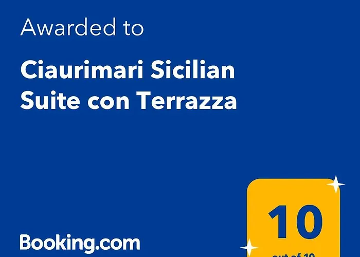 Ciaurimari Sicilian Con Terrazza 펜션 *